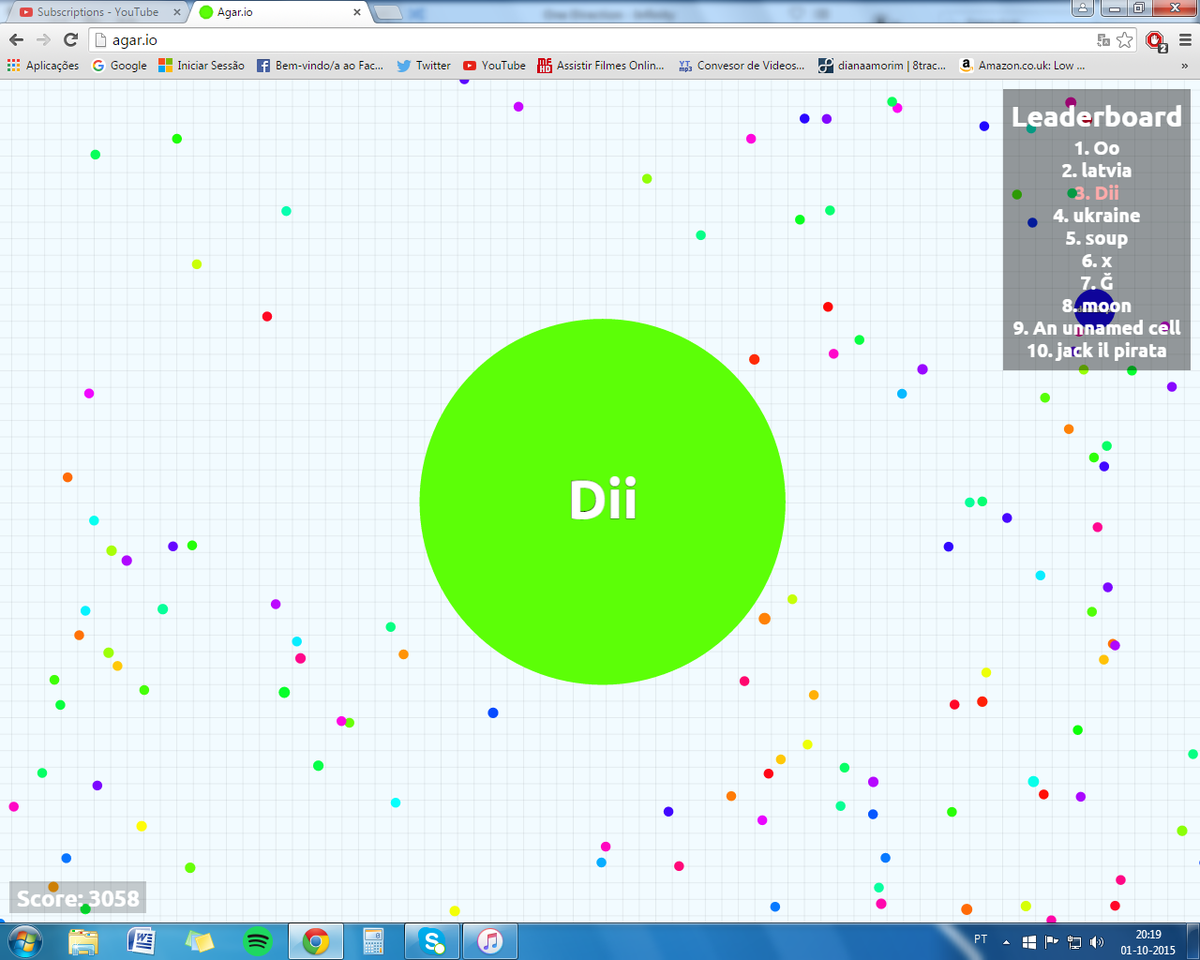 didi__amorim's tweet photo. When you're just good. #1stTimePlaying #agario https://t.co/WaugTRZuGR