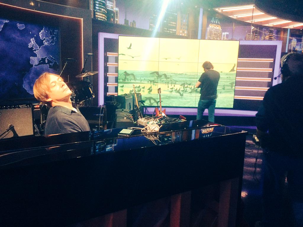TheRyanAdams's tweet image. COOL! Me and the #1989 band are on @TheDailyShow today!!!