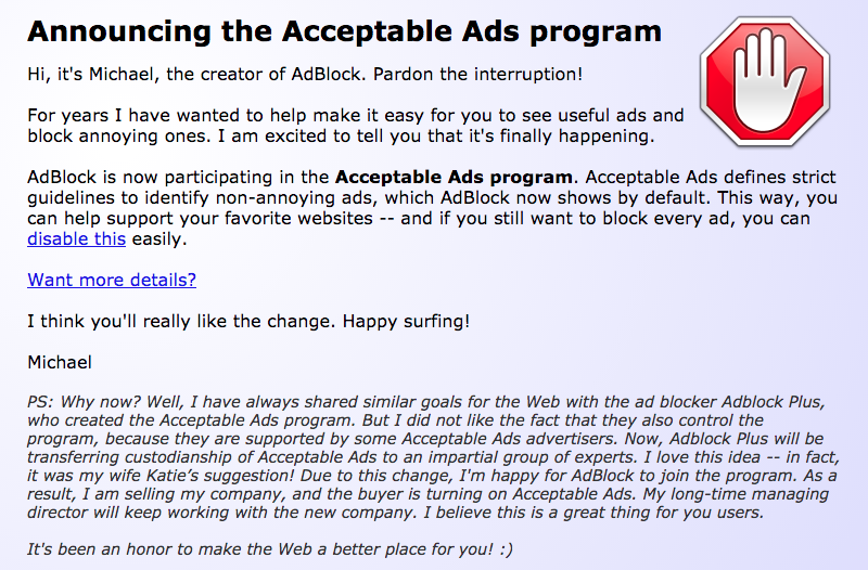vcpoortv's tweet photo. AdBlock will start showing 'acceptable ads' unless you opt-out. https://t.co/gWlIyUfDh9