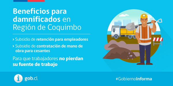 MintrabChile's tweet photo. Coquimbo: Las medidas en apoyo a emprendedores y trabajadores afectados por terremoto https://t.co/NgznnjRcrc https://t.co/o25gGc7KUP
