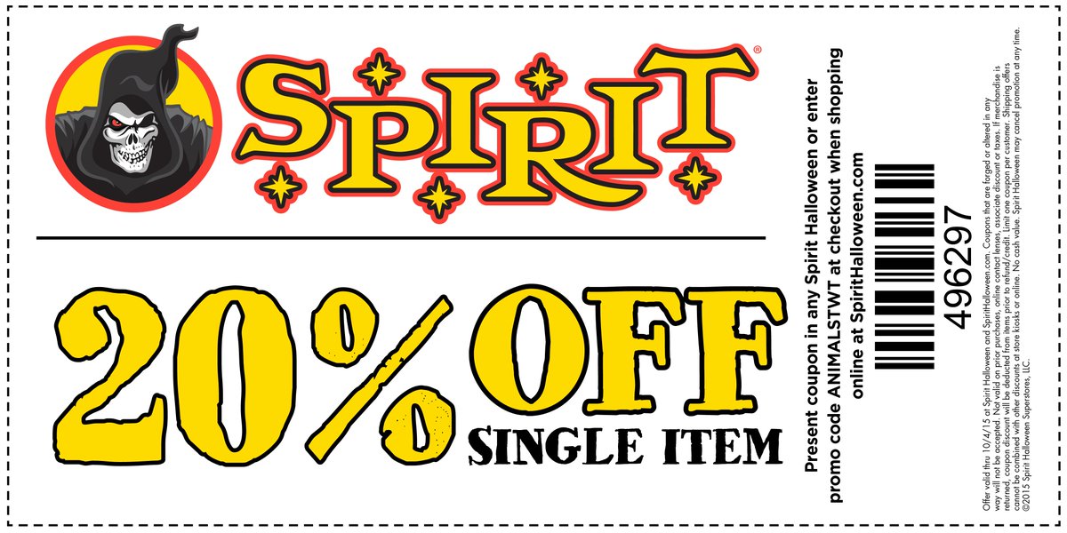Spirit Halloween on Twitter: "These savings are scary! Save 20% on this