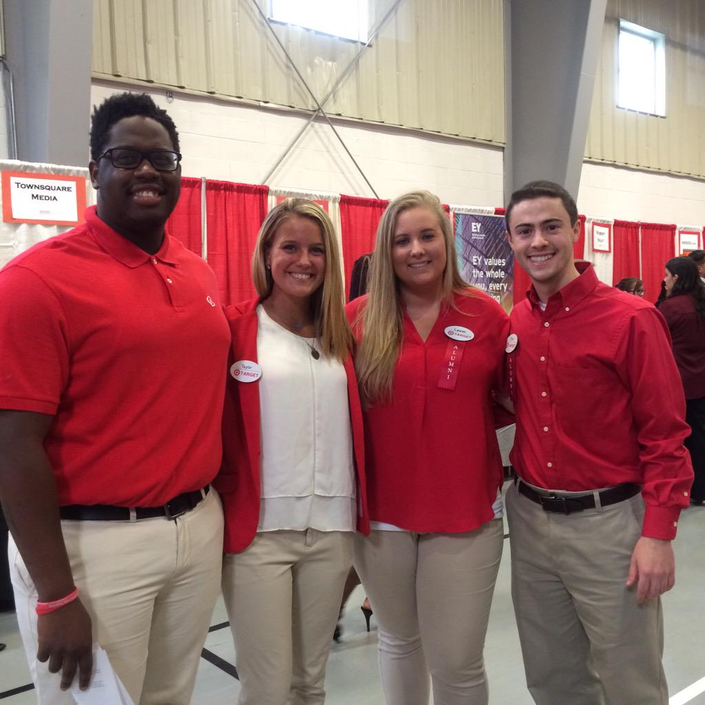 MaristCCS's tweet photo. The @Target team is excited to welcome students at the Career and Internship Fair today! https://t.co/5Y6xf7DXC7
