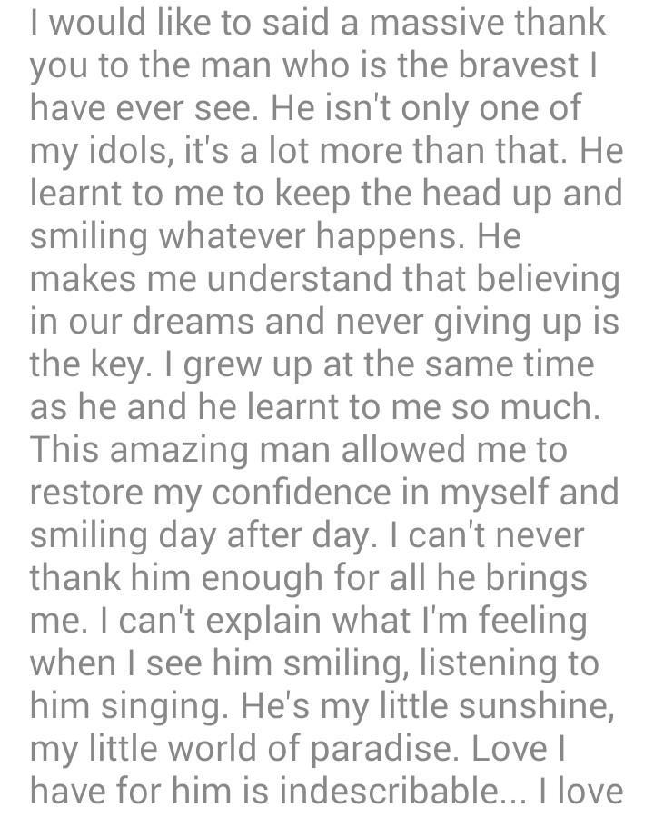 Audrey_cLM's tweet photo. @Real_Liam_Payne Hey boy! Can you read this pls? It's important to me. Love you more than free wifi and pizza! 🙊🙈💕😘 https://t.co/xcbSpV0Mmc