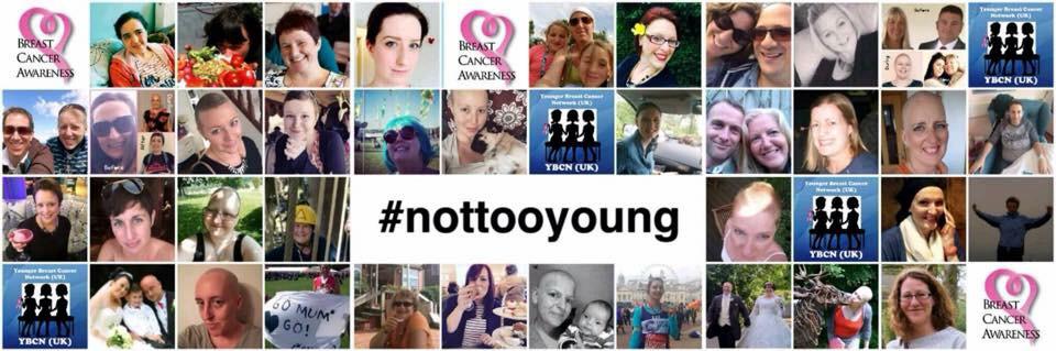 Nicksy200's tweet photo. #Nottooyoung is a new campaign by @YBCN_UK designed to raise awareness of breast cancer in women aged 45 and under https://t.co/TOqaltXwa0