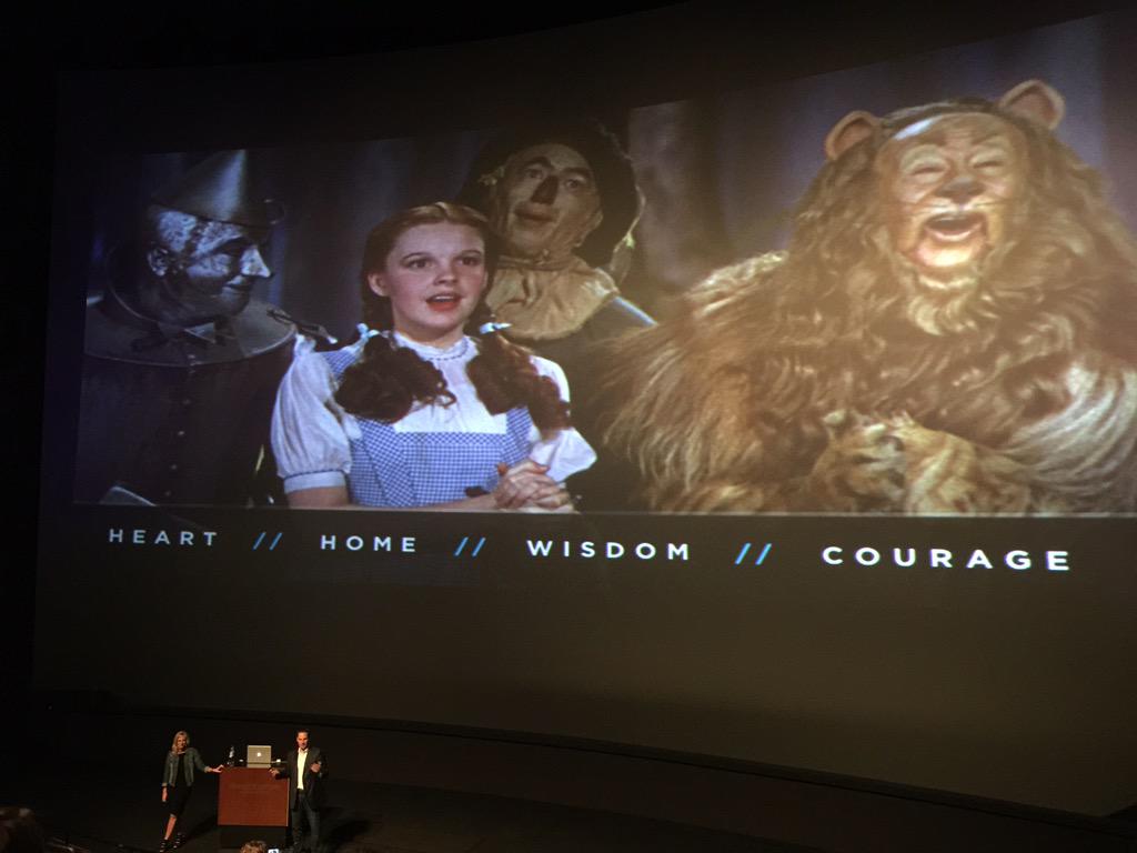 BreeMoss19's tweet photo. @JonCookVML owning the Wizard of Oz reference as a KC agency. Lessons learned = Heart, Home, Wisdom &amp; Courage #aafkc https://t.co/7EtEDUp4Og