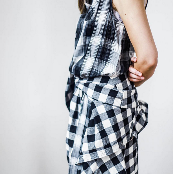Target's tweet photo. .@treasuresandt double dares you to try #plaid on plaid. Shop her next-level look: https://t.co/7Tyx0NMnQk https://t.co/hDYGclMKJW