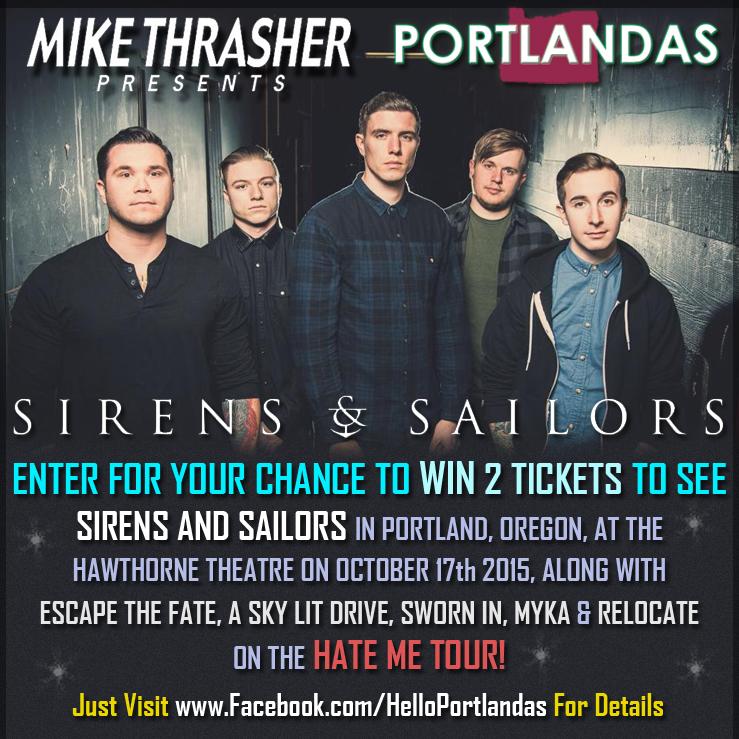 Portlandas's tweet image. Teamed up with @SANDSMUSIC &amp;amp; @MikeThrasherPDX for this GiveAway! #Portlandas #SirensandSailors #MikeThrasherPresents