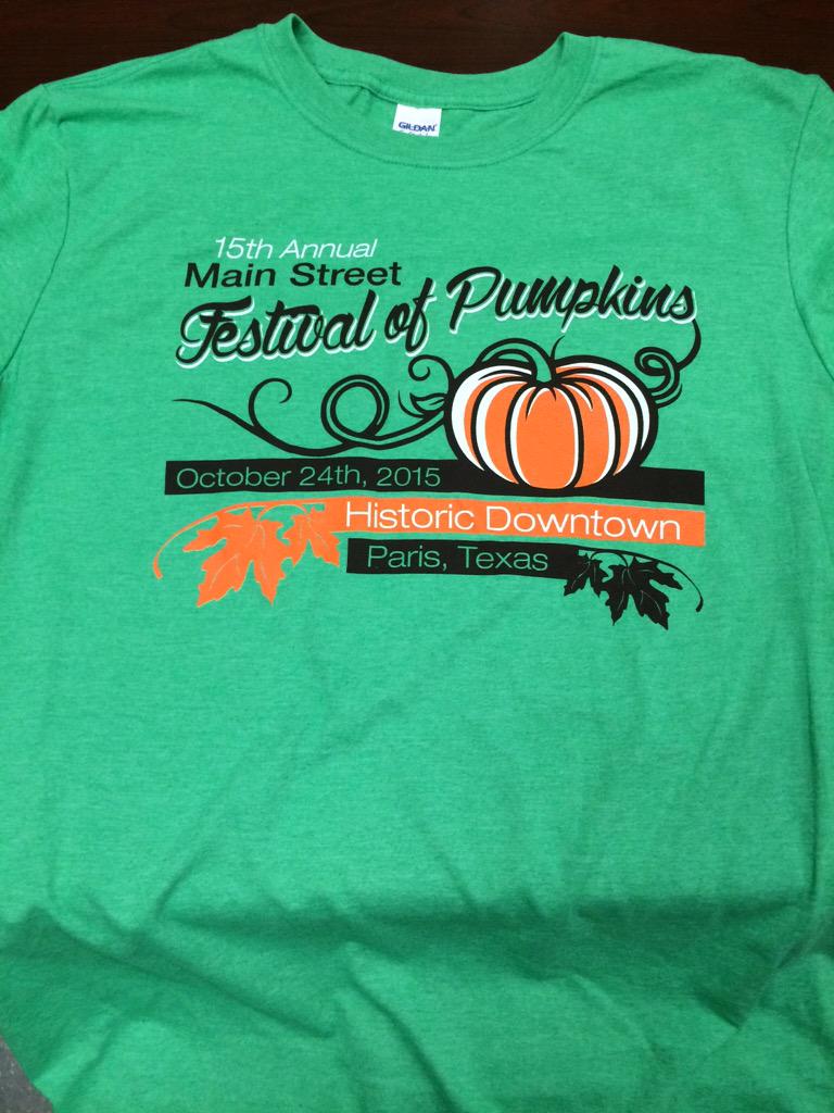 Come See  October 24 at the Festival of Pumpkins downtown Paris, Tx.