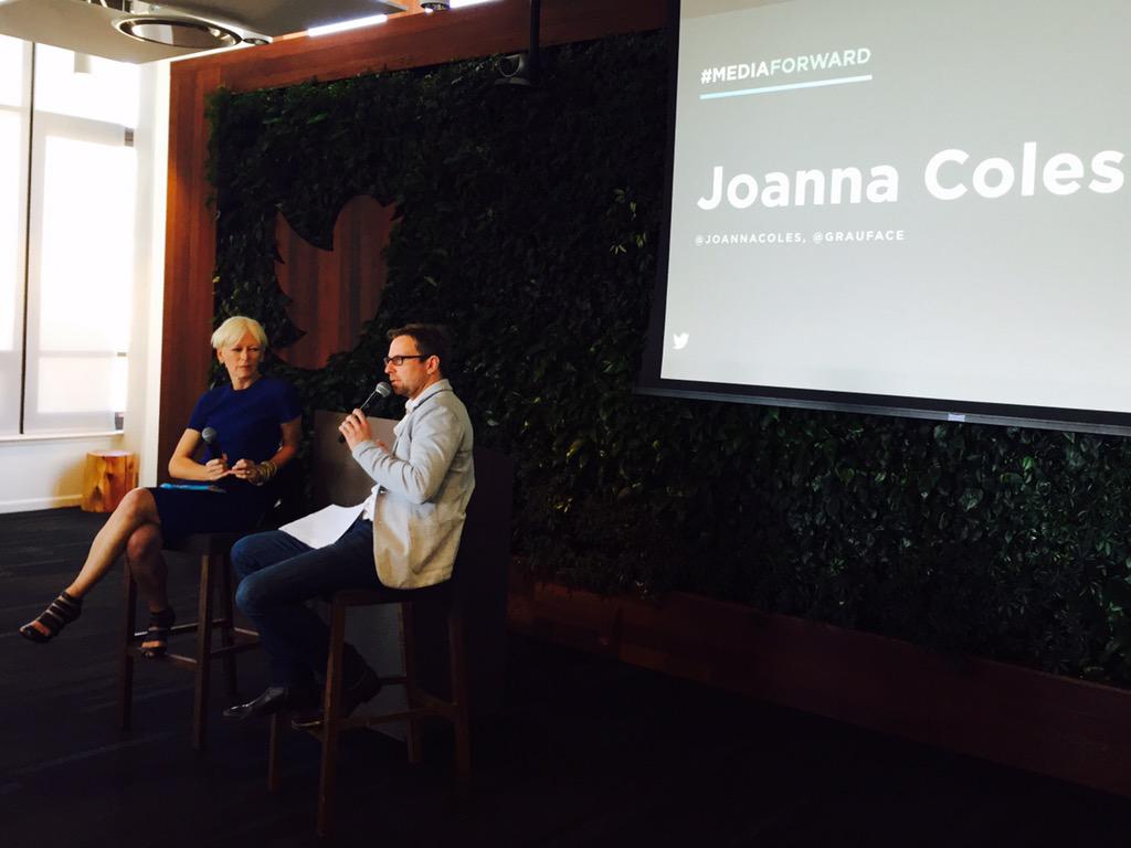 antonella's tweet photo. Thanks @JoannaColes & @grauface for the inspiring conversation! #GMS15 https://t.co/DZj5v7iGql