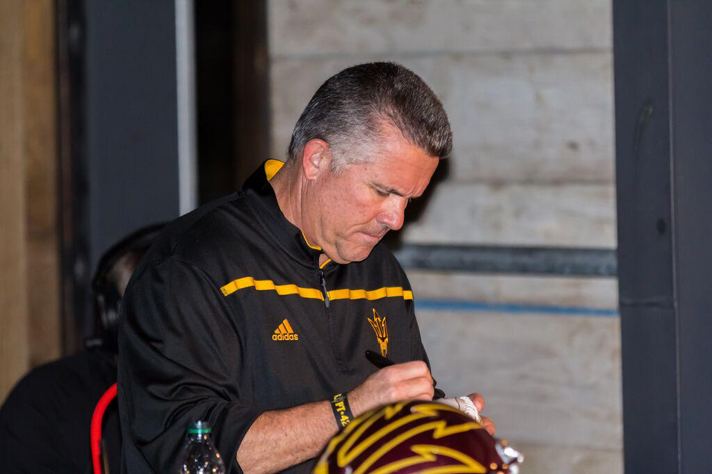 ASUFootball's tweet photo. It's Thursday, so you know what means - head over to The Yard Tempe for High Octane Hour w/ @CoachGrahamASU at 7 pm https://t.co/yfRF8CdVmJ