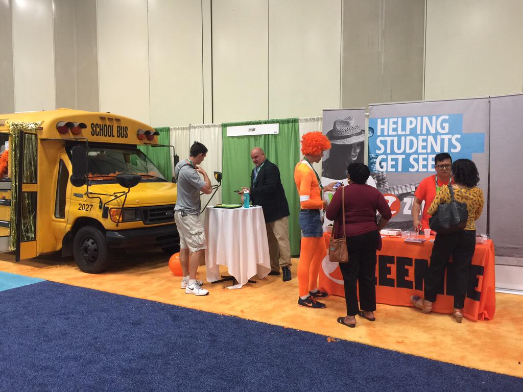 GeodexSystems's tweet photo. If all goes well, next year our booth will look more like this: #NACAC15 #ZEEMEE https://t.co/Pne9qLVtwD