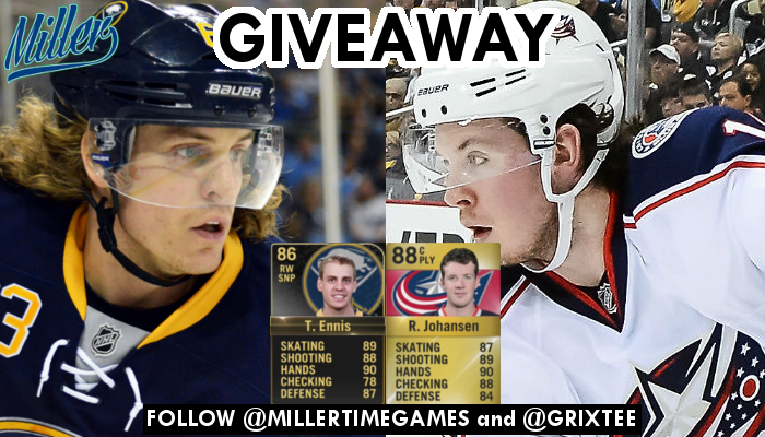 MillerTimeGames's tweet photo. DOUBLE @EASPORTSNHL GIVEAWAY! any console! follow me and @Grixtee . RETWEET! Drawn in a few days https://t.co/w8ZykbJKef