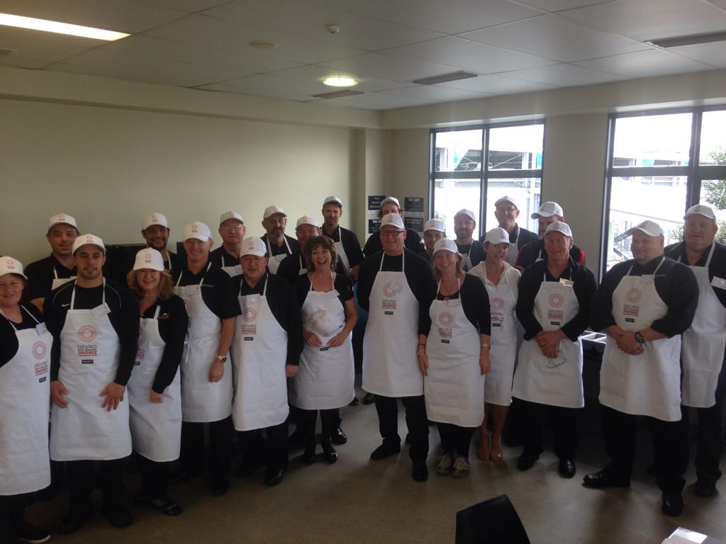 RetailMeatNZ's tweet photo. Our #DevroSausageCompetition judges are ready! @NiciWickes @trudinelson @kaifoods @Juliebiuso @JKelleher_Chef https://t.co/3ZnZblJFni
