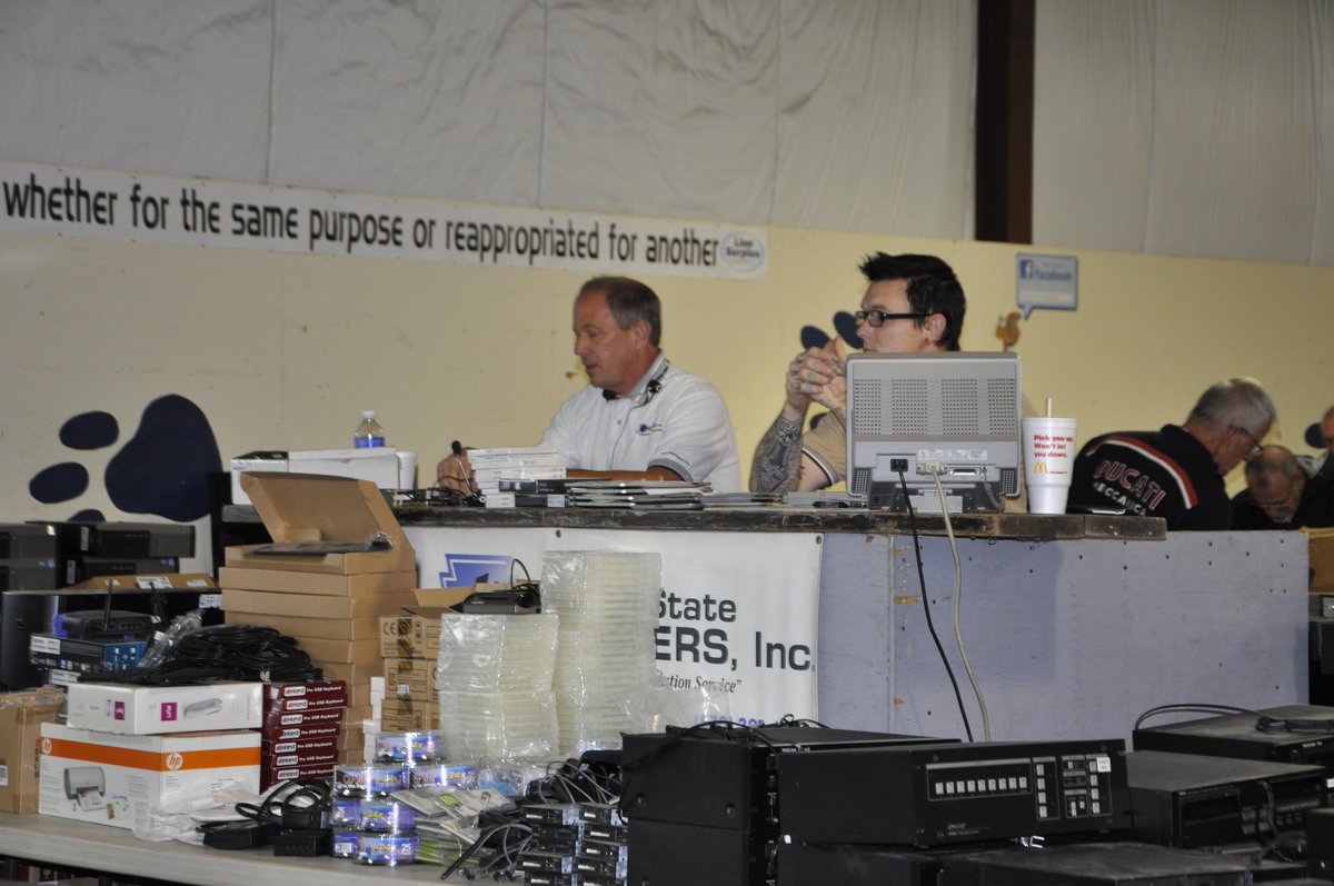 LionSurplus's tweet image. The auction has begun!! Don't worry if you are running late we will be here for a while! #computerauction #PSU