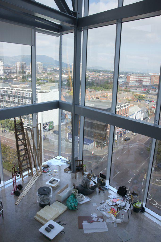 p_seawright's tweet photo. Great to see our wonderful new building @BelfastSchArt @UlsterUni coming to life this week. Photo by @jimmaginn https://t.co/EMQAAGt5tT