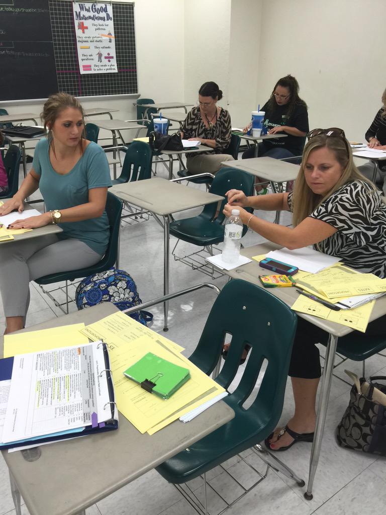 VCSMath's tweet image. Grade 6 math making foldables and adding to their interactive notebooks. #mommasmath #e3y1