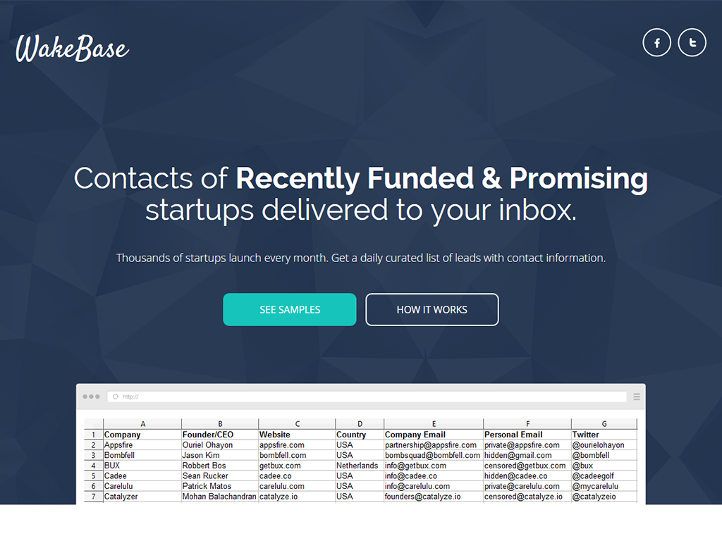 startuplister's tweet image. We've featured WakeBase as a hot startup bit.ly/1OseyTO