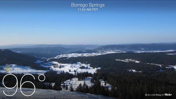 KevinBaird's tweet image. Looks like the @yahoo #weatherproject has just given up.