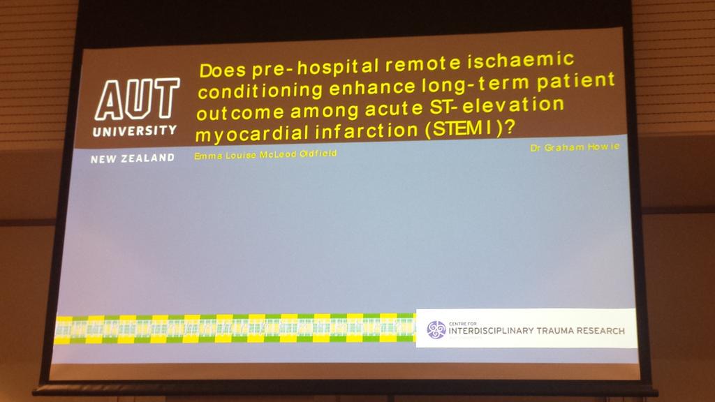 ParamedicsNZ's tweet photo. Auckland paramedic Emma talking on 'matters of the heart'.  Great to see so many kiwis presenting at #PAIC2015 http://t.co/kleC9aKwUu