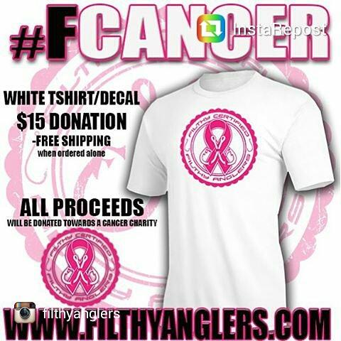 roberts_fishing's tweet image. #teamfilthy #filthyfamily #filthynation #cancer #cancersucks #Cancerawarness