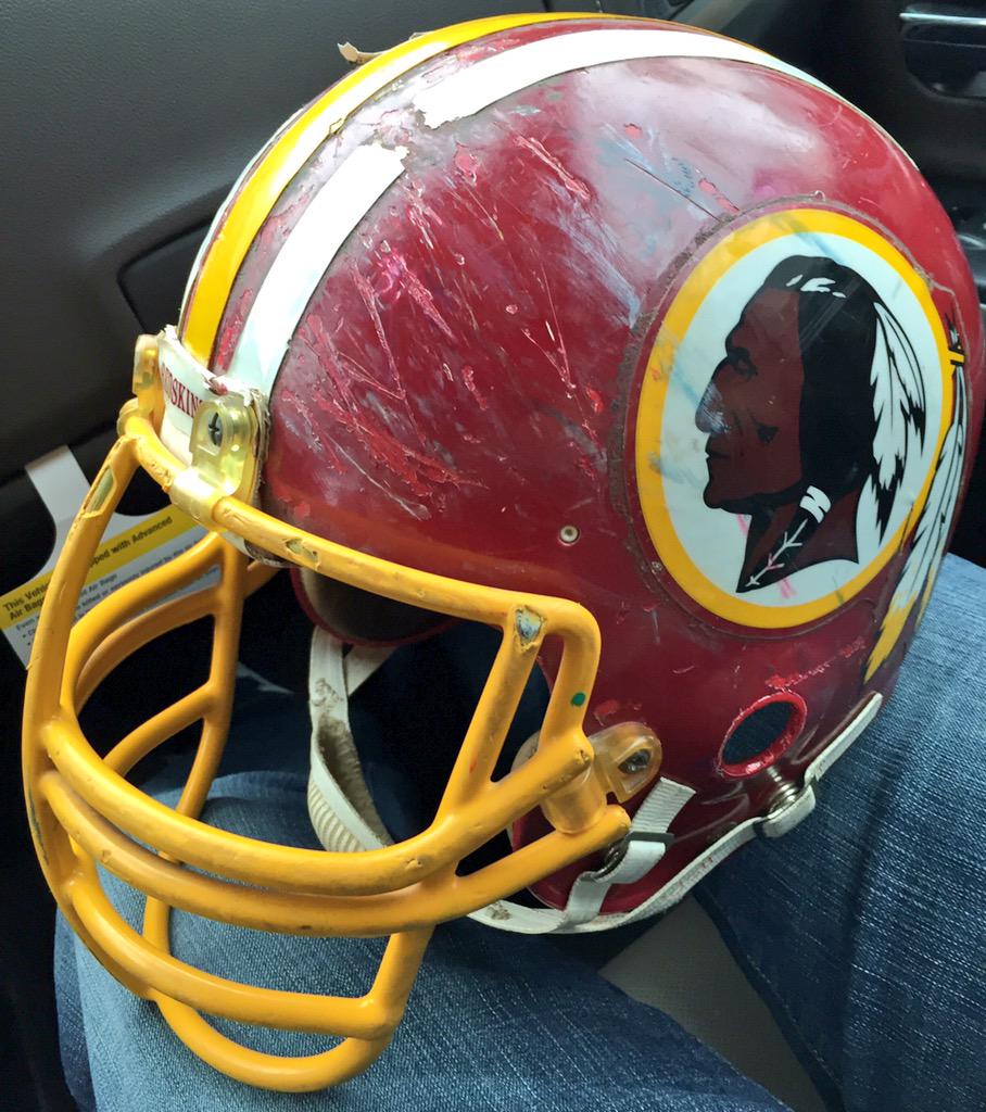 Dale Earnhardt Jr. on Twitter: "I was fortunate enough to meet hall of  famer &amp; @Redskins Dave Butz at the @cfbhall. He gave me his helmet!!!!😳  #HTTR http://t.co/3prt6jblKE" / Twitter