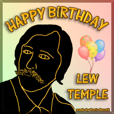 As it is already October 2nd, The Walking Dead Scavengers Germany are wishing a happy birthday to Lew Temple. 