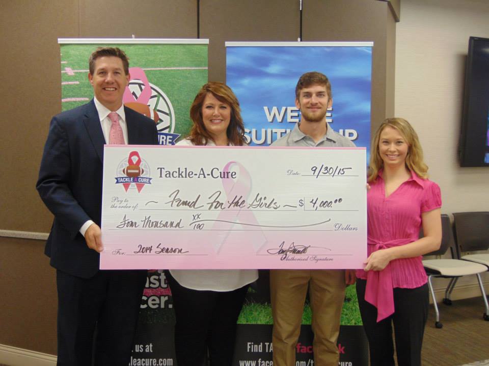fundforthegirls's tweet image. We want to sincerely thank @TackleaCure for their generous contribution! #JoinTheFight #FundForTheGirls