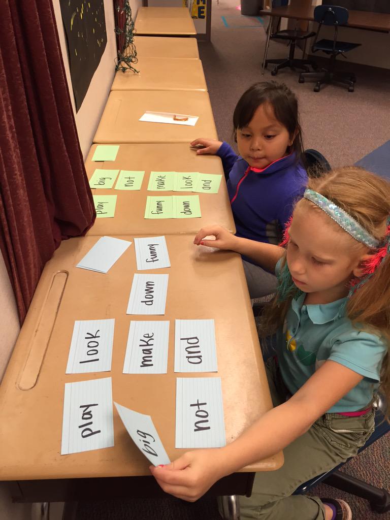 GraySped's tweet image. Sight word and fluency stations in small group today. #JumpOnIt #OhNo #FastMatch