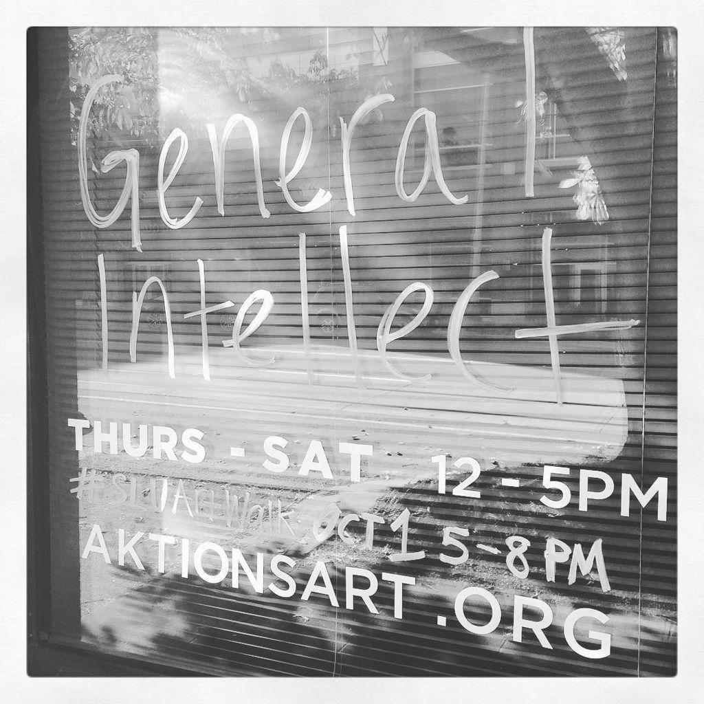 #sluartwalk check out General Intellect tonight at the former Morningside Academy space ift.tt/1LUPao5