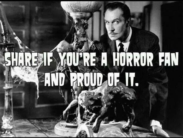 byHoRRoR's tweet image. HorrorByProxy : RT devansagliani: Roll call! Who loves #horror? Shout it out! #ThrowbackTh… )