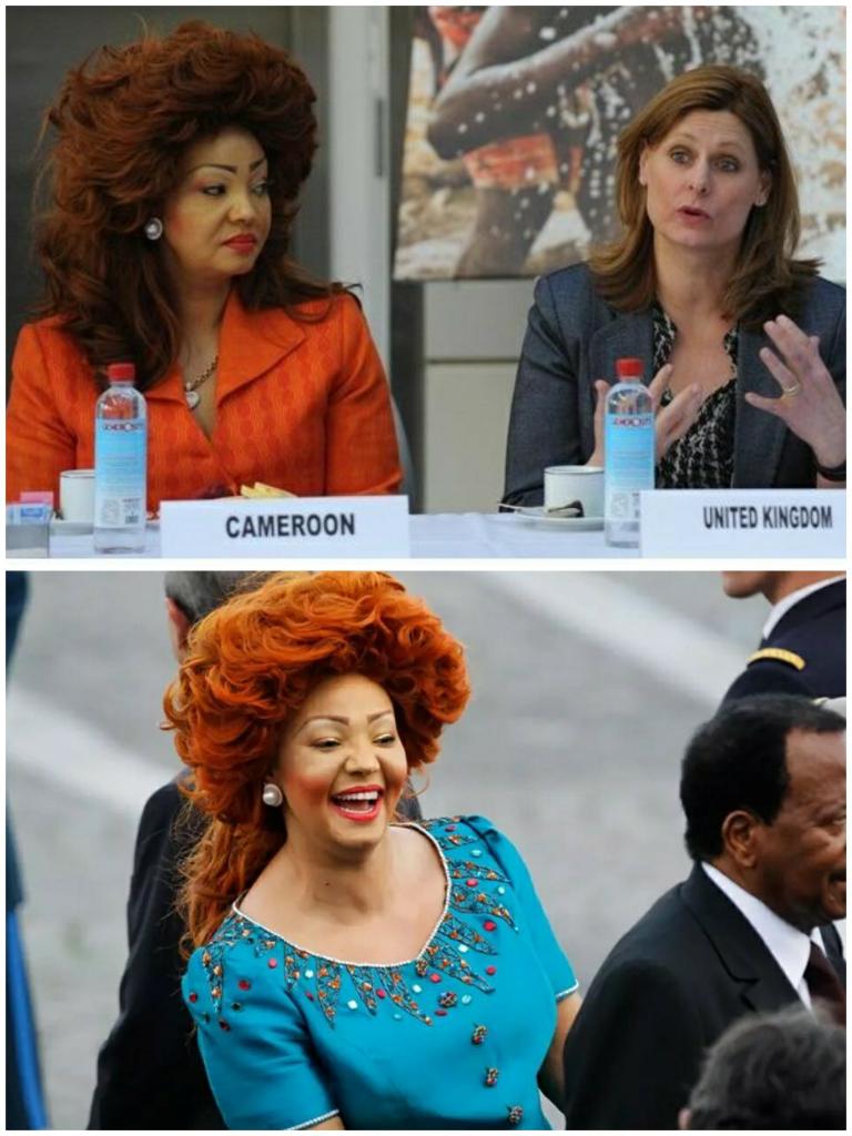 Cameroon's ever gorgeous First Lady, Chantal Biya. Goodnight from the Motherland!