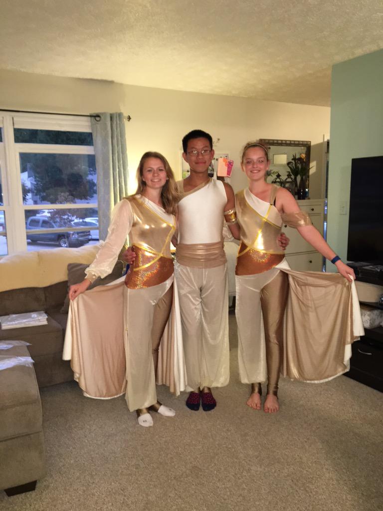 colorguard uniforms look amazing! 😍💛 @OMPatriotPride