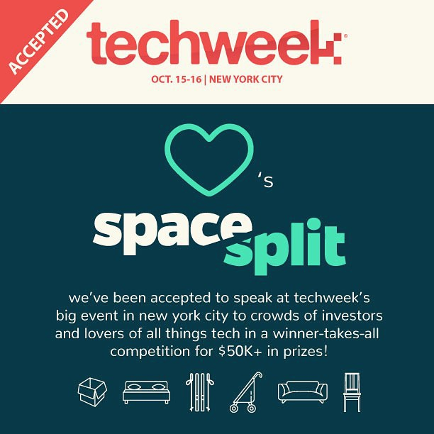 ChrisMdeSanctis's tweet photo. challenge accepted! Big thanks to all our supporters! NYC here we come! #SpaceSplit #startups http://t.co/k8FQYmx40W