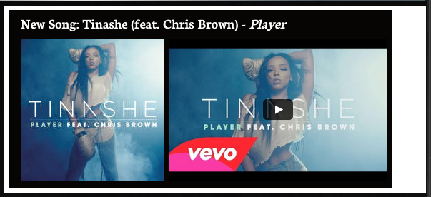 TheMusicCapital's tweet photo. Woah! @tinashe &amp; @chrisbrown dropped sexy new single #Player it's on repeat!
Listen here http://t.co/jVkaZomF16 http://t.co/0m6cV3AMlH