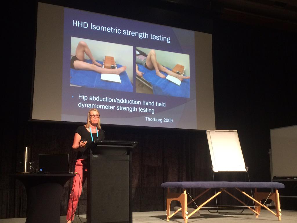 AndreaBMosler's tweet image. #hip_physio #APAConnect2015 @BraybonWendy isometric hip strength testing in elite gymnasts, great clinical research!