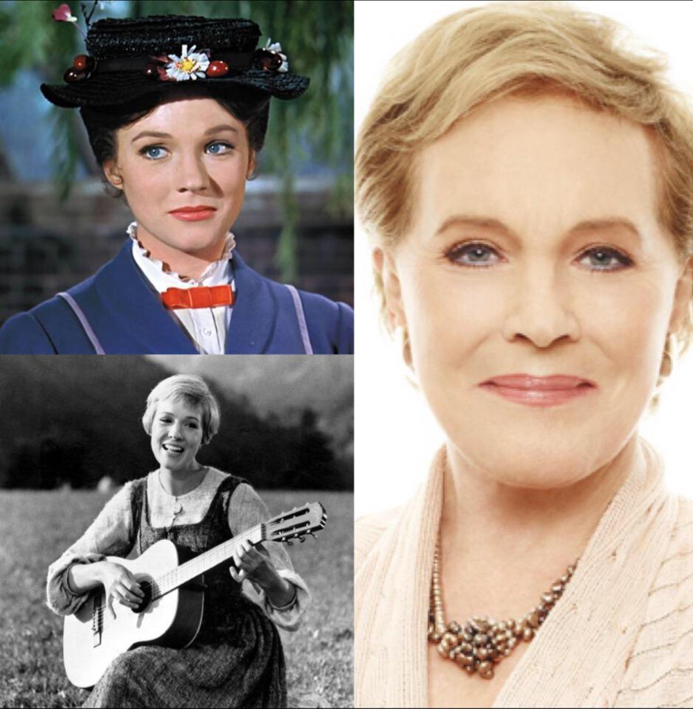 Happy Birthday to the best Mary Poppins to ever grace screen or stage:
Dame Julie Andrews!  