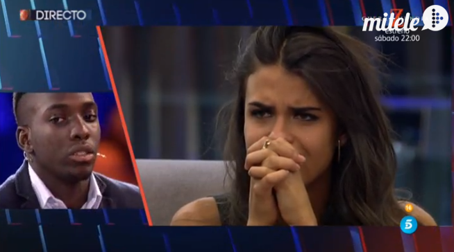 ghoficial's tweet photo. Muti se despide con Suso y Sofía visiblemente emocionados. #Gala4GH16 http://t.co/VmERL8Nn46