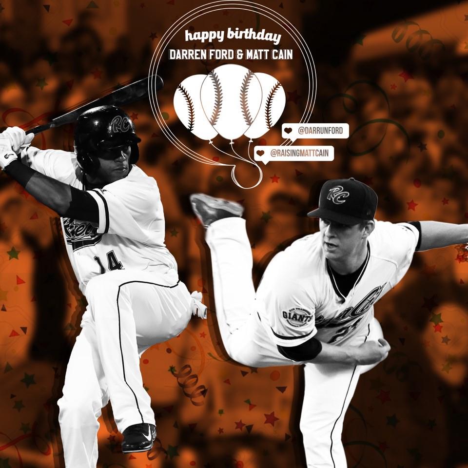 Happy Birthday to pitcher Matt Cain and outfielder  
