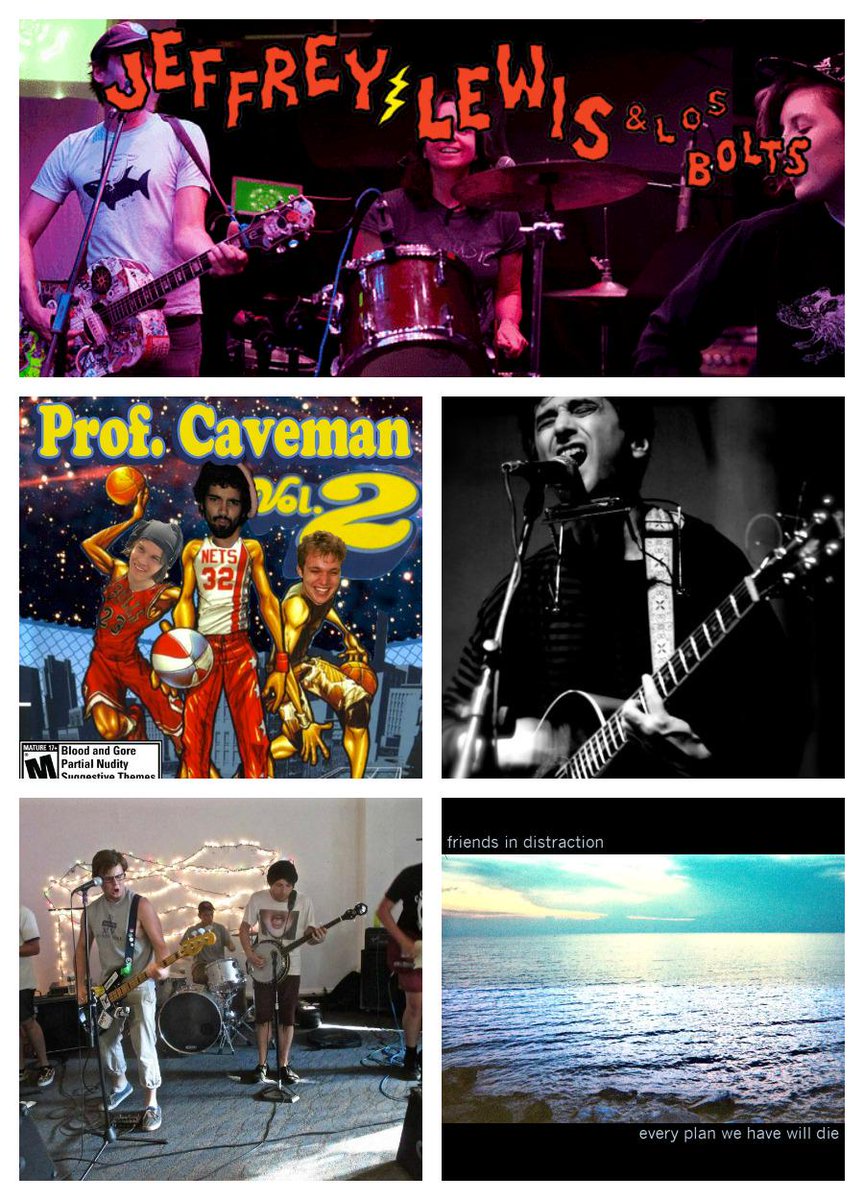 JerseyIndie's tweet photo. #NewBrunswick 10/2 #JeffreyLewis #ProfessorCaveman #JoeJackTalcum @tnghllwnband #FriendsInDistraction @ Paradise Lost http://t.co/itFWYEzP5e