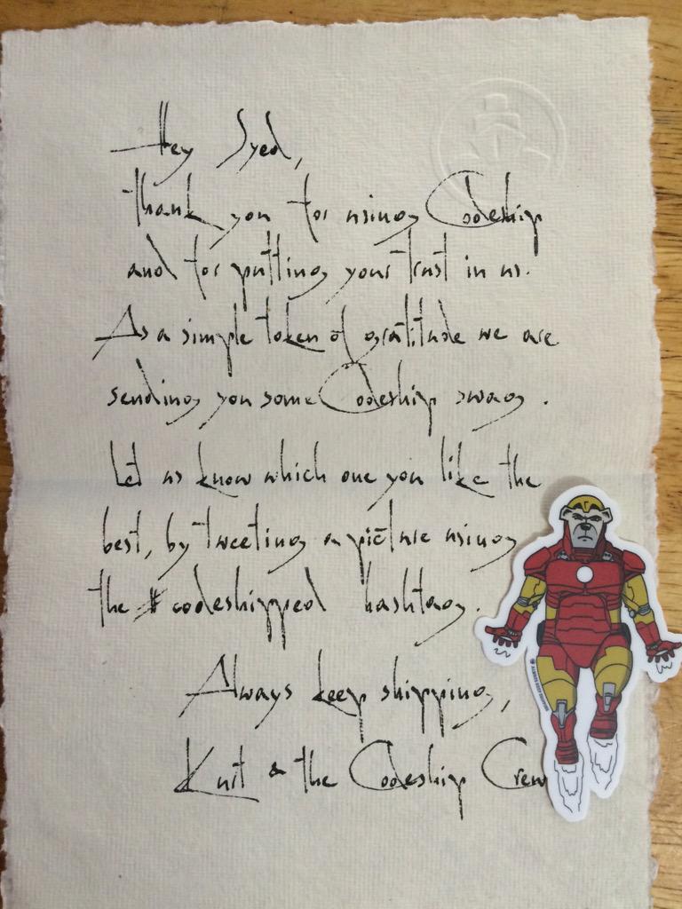 atastrophic's tweet image. #codeshipped #codeship #swag