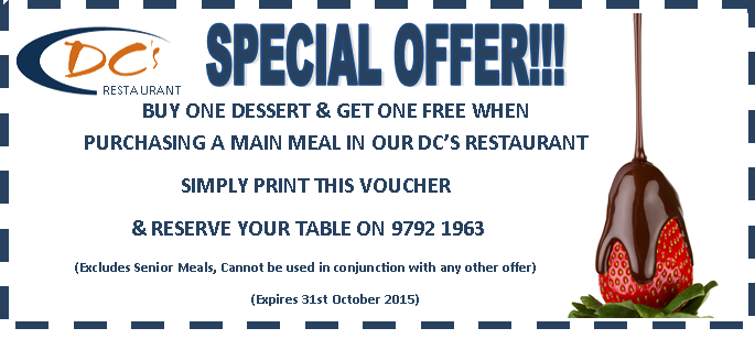 This months special offer