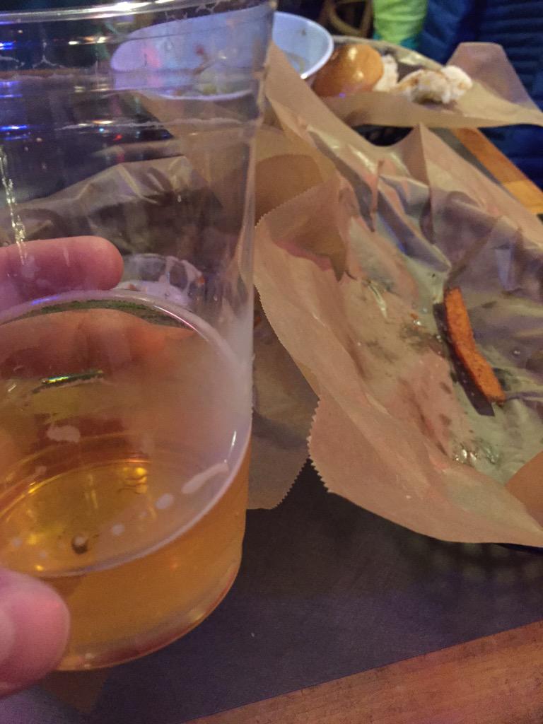 My favorite meal (buffalo tenders) <a href="/SalemShanty/">The Lobster Shanty</a> washed down with a nice cold <a href="/MayflowerBrew/">Mayflower Brewing</a> Goldenale #salem #local