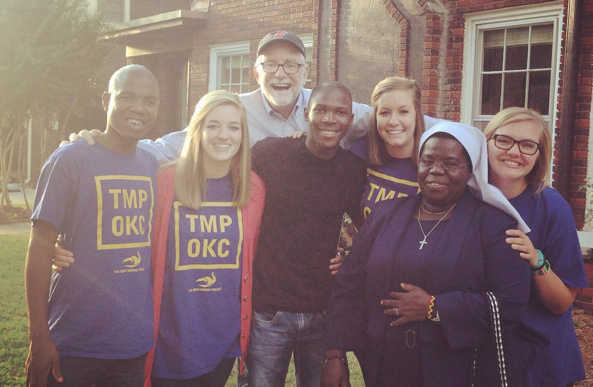 johnsowers's tweet photo. This time last week, we heard @Sister_Rosemary and @bobgoff share about the transforming power of love. #PlaceOKC http://t.co/cJ6k3Vrdwt