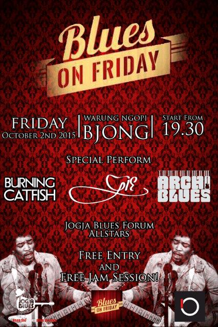 BluesOnFriday's tweet photo. #Jogja 2/10/15 19.30pm #BluesOnfriday Live at @BjongNgopi | Free Entry &amp; Jam Sessions!!! @JogjaBand http://t.co/ZUIe6EGNvr