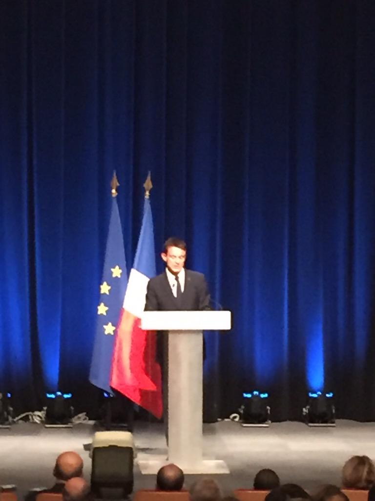 MilStrat's tweet image. Inauguration de @ihedn par @manuelvalls