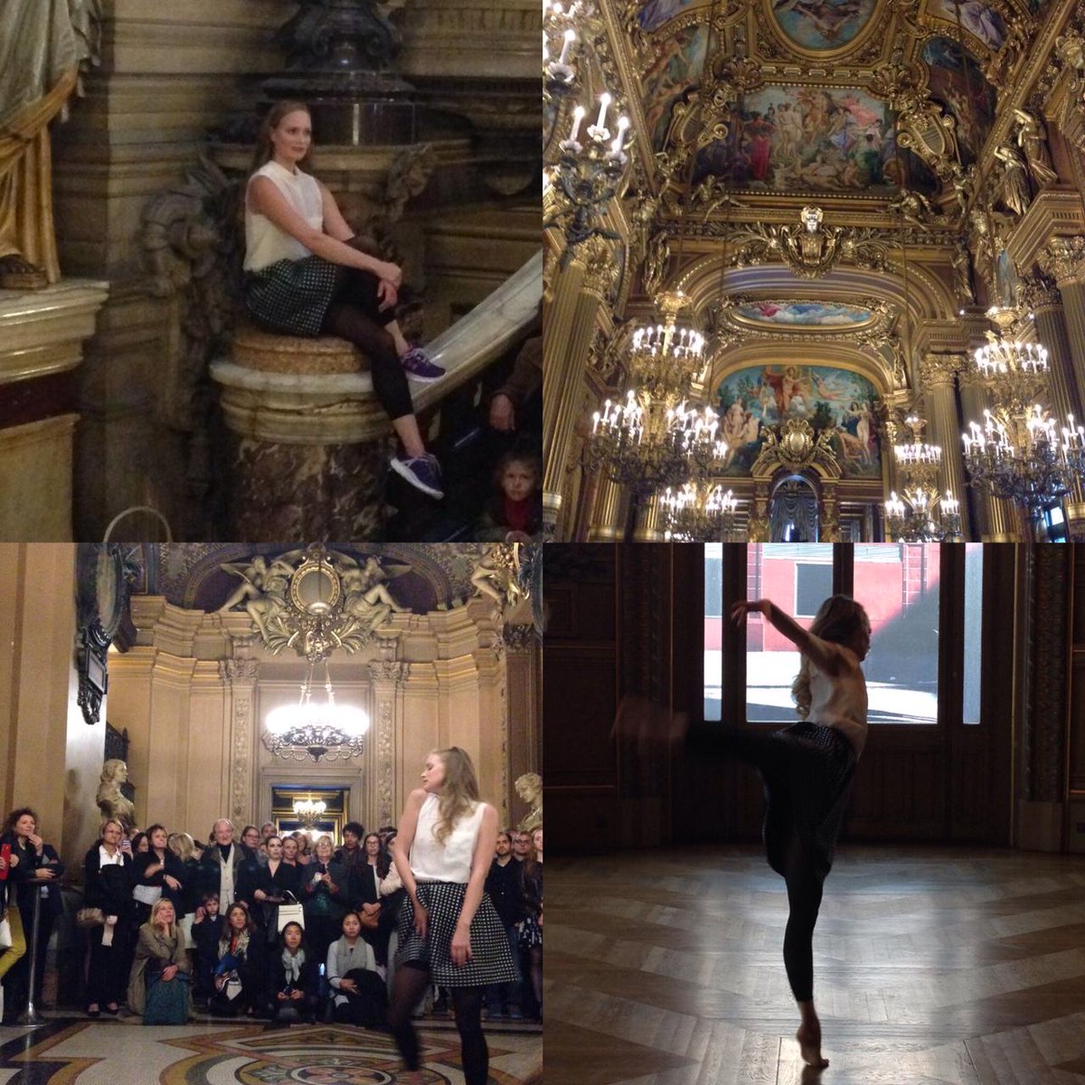 PacomaParis's tweet photo. #JulietteGernez - Spectacle Boris Charmatz - #Operagarnier #Paris http://t.co/aPi5c0PaLA