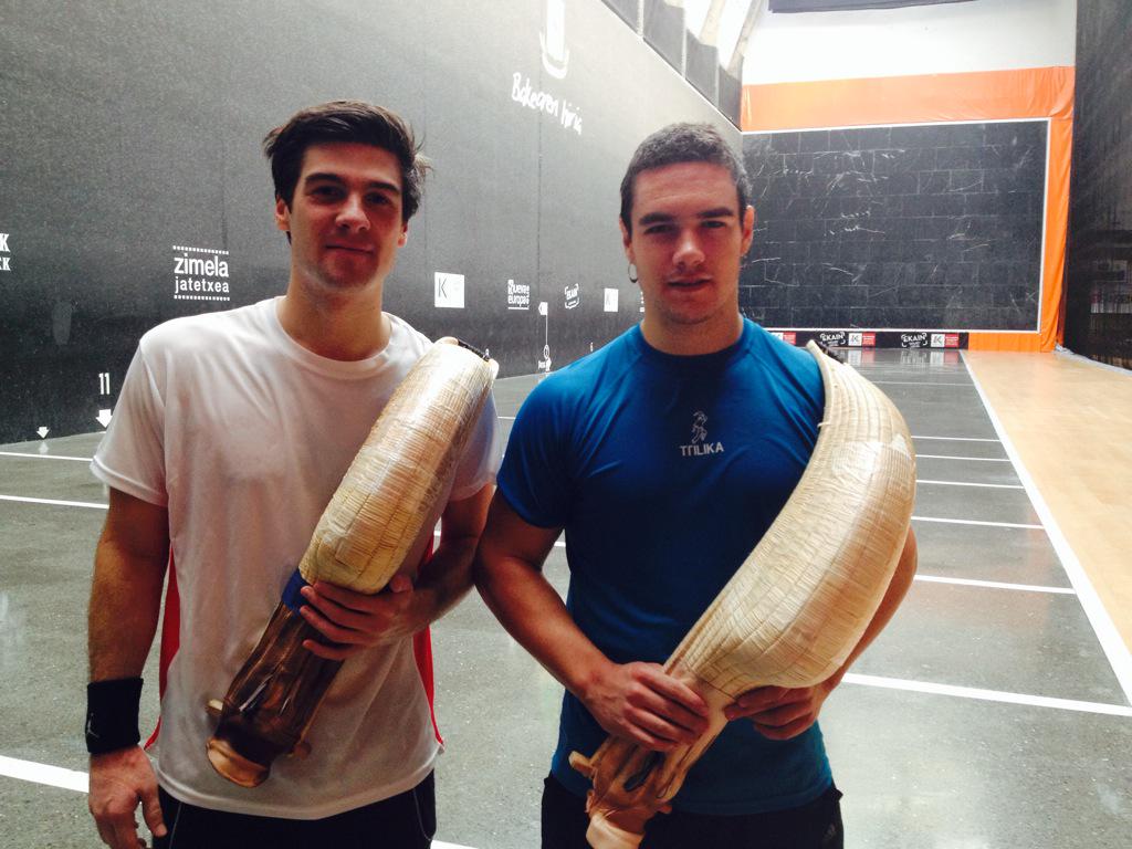 ¡¡BARANDIKA y LEKERIKA debutan mañana em Gernika #jaialai!! Olha-Lekerika vs Barandika-Inza <a href="/xabibaran/">Xabi Barandika</a> <a href="/Unaitxu_leke/">Unai Leke</a>