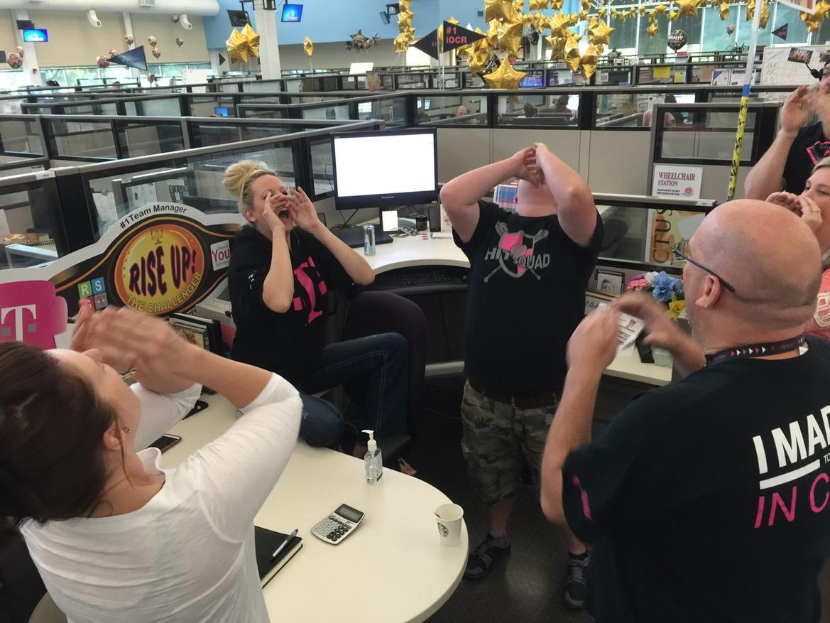 WegerJohn's tweet photo. @casey_aguirre management team is fired up for October #wintheday @CallieField1 http://t.co/cS9wKG8RD7