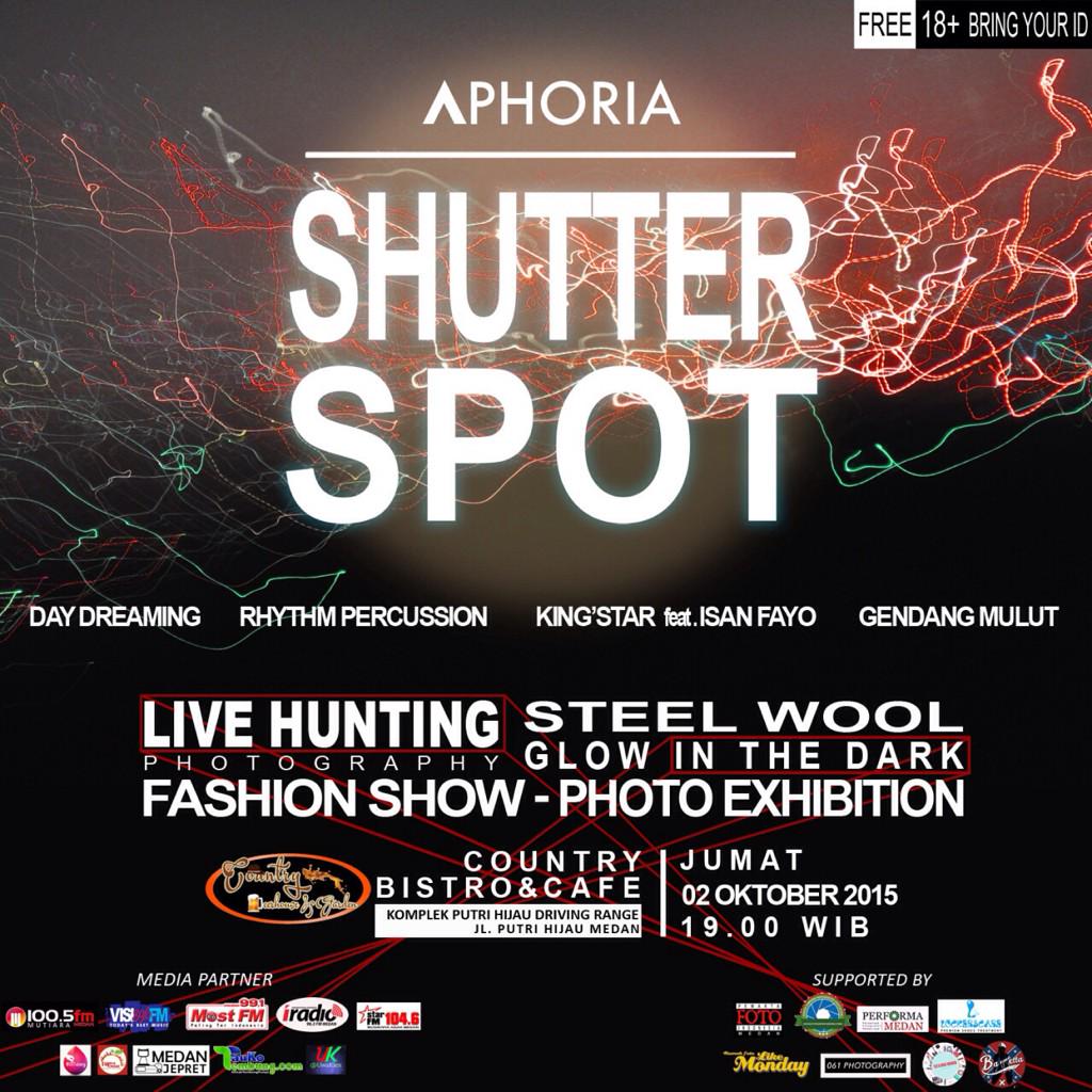 ferdianerman's tweet image. Hari ini dan pastikan kalian datang guys, #aphoria #shutterspot #changetheordinary