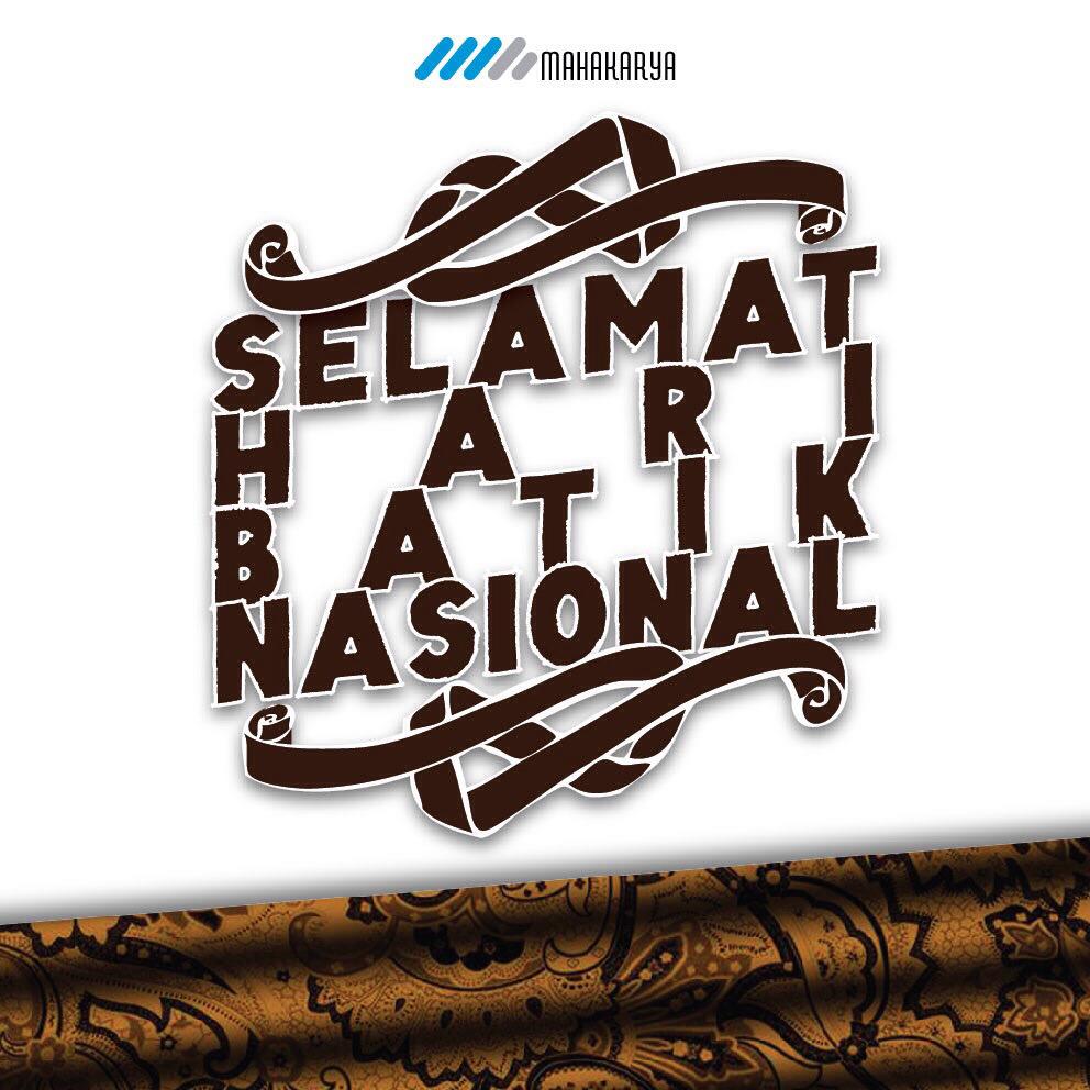 mahakaryapict's tweet image. Selamat Hari Batik Nasional